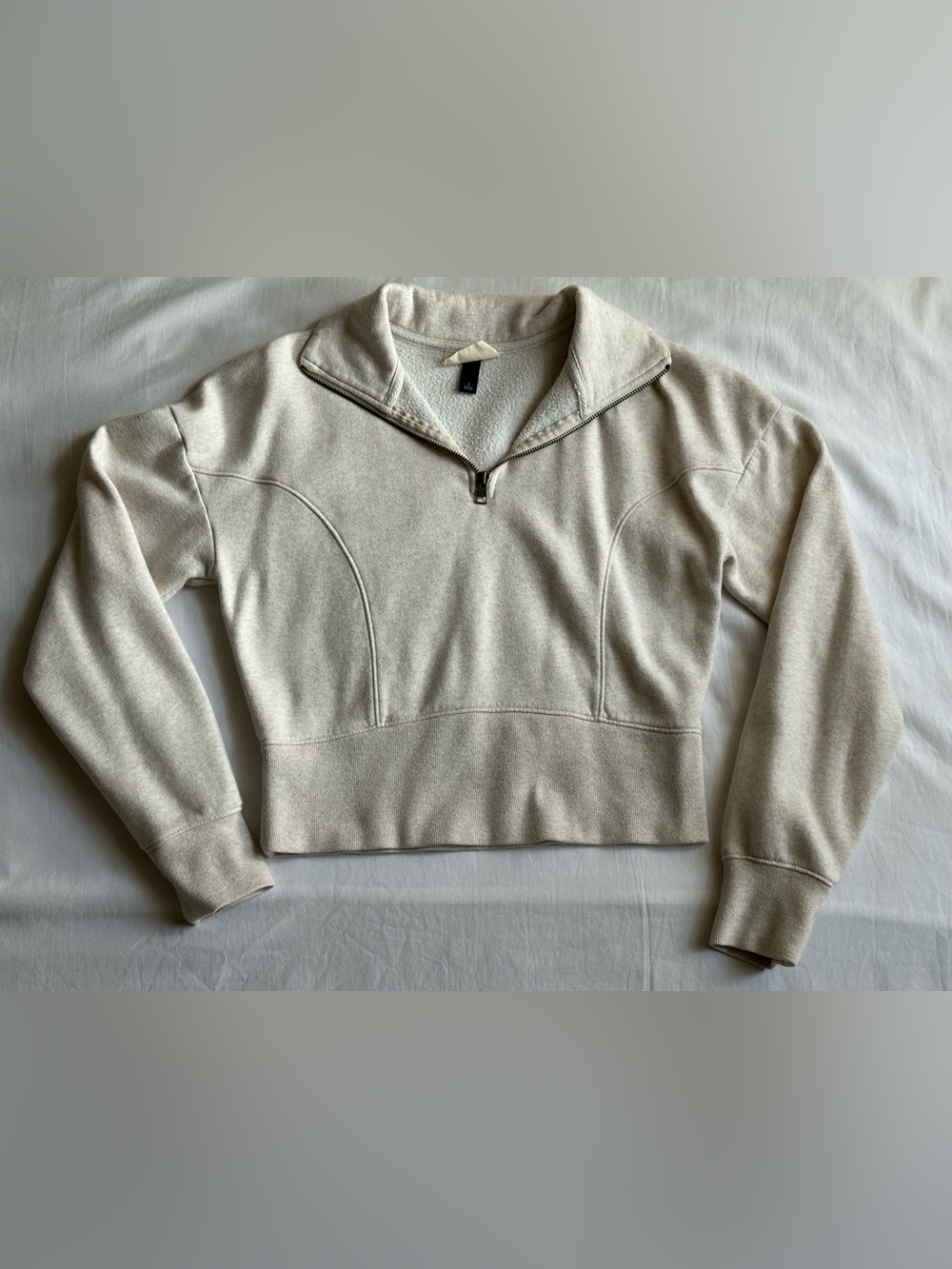 Universal Thread Cropped Quarter Zip Sweatshirt